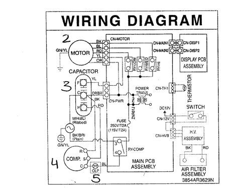 wiring diagram for central air conditioning 